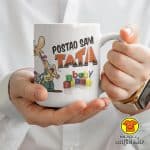 POSTAO SAM TATA šalica s natpisom 0005 BIJELA