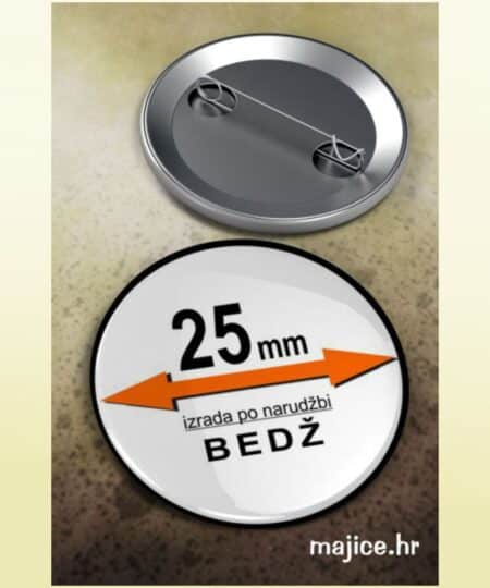 bedž 25mm slika 1