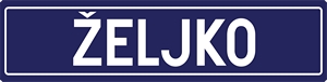 tablica s natpisom po želji_model_2-2_ultramarine plava_bijela slova