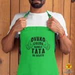 OVAKO IZGLEDA NAJBOLJI-NATPIS PO ŽELJI-NA SVIJETU pregača s natpisom 00007 crna