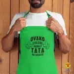 OVAKO IZGLEDA NAJBOLJI-NATPIS PO ŽELJI-NA SVIJETU pregača s natpisom 00007 crna