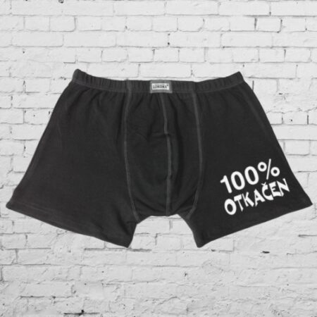 100% OTKAČEN | bokserice s natpisom