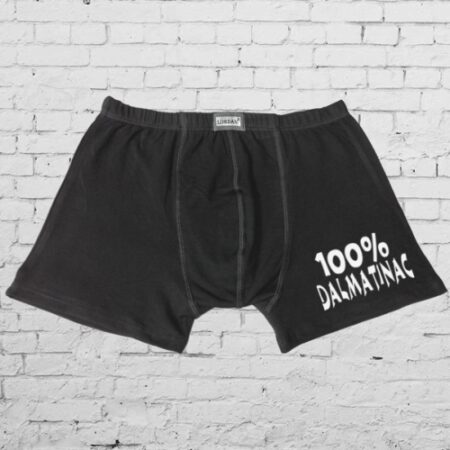 100% DALMATINAC | bokserice s natpisom