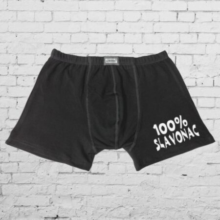 100% SLAVONAC | bokserice s natpisom