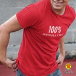 100 POSTO ALKOHOLA U KRVI majica s natpisom 0070 crna
