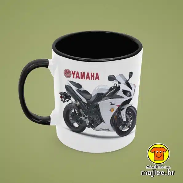 0698-MOTOR YAMAHA R1 šalica s natpisom