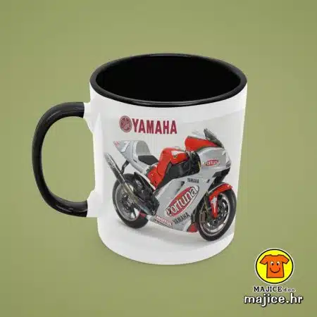 0699-MOTOR YAMAHA M1 šalica s natpisom