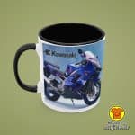 0700-MOTOR KAWASAKI NINJA šalica s natpisom