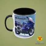 0700-MOTOR KAWASAKI NINJA šalica s natpisom