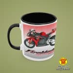 0702-MOTOR HONDA CBR1000RR FIREBLADE šalica s natpisom