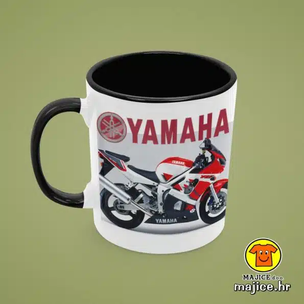 0706-MOTOR YAMAHA R6 šalica s natpisom