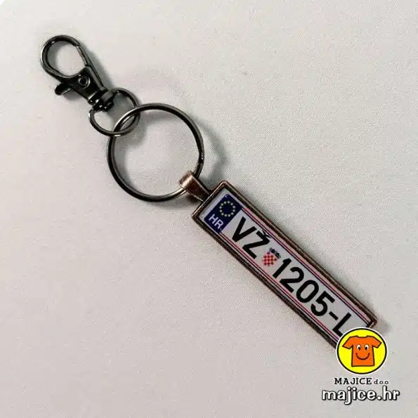 bakar auto tablica privjesak