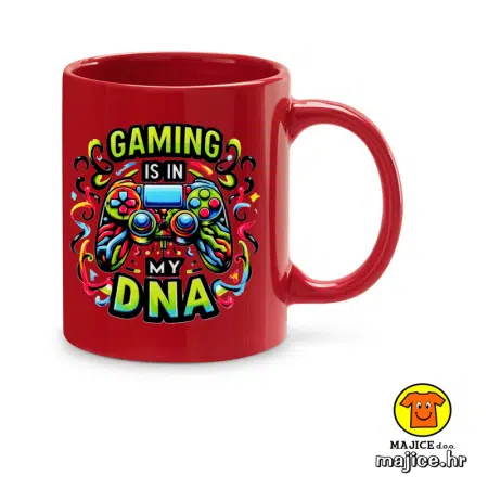 GAMING IS IN MY DNA | šalica s natpisom