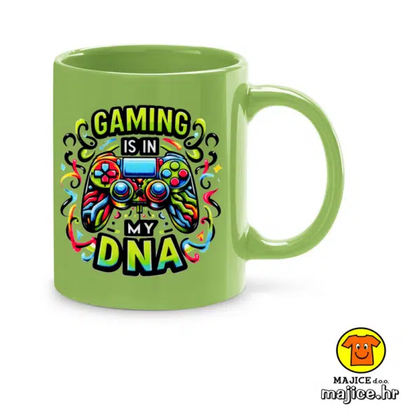 GAMING IS IN MY DNA | šalica s natpisom
