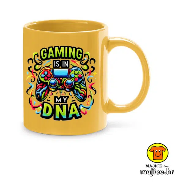 GAMING IS IN MY DNA | šalica s natpisom