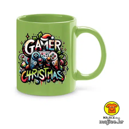 GAMER CHRISTMAS | šalica s natpisom