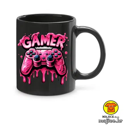 GAMER v1 šalica s natpisom