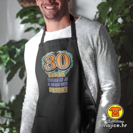 30 GODINA TREBALO MI JE DA IZGLEDAM OVAKO DOBRO pregača s natpisom 00018 crna