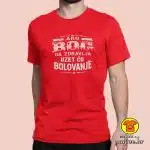 AKO BOG DA ZDRAVLJA UZET ĆU BOLOVANJE majica s natpisom 00725 crna