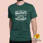 AKO BOG DA ZDRAVLJA UZET ĆU BOLOVANJE majica s natpisom 00725 crna