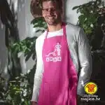 BRAK pregača s natpisom 00016 crna