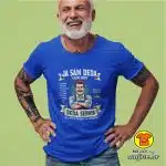JA SAM DEDA VLASNIK OBRTA DEDA SERVIS majica s natpisom 00721 crna