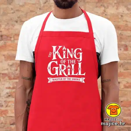 KING OF THE GRILL v2 | pregača s natpisom