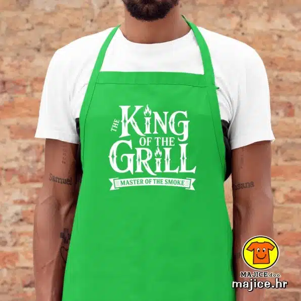 KING OF THE GRILL v2 | pregača s natpisom