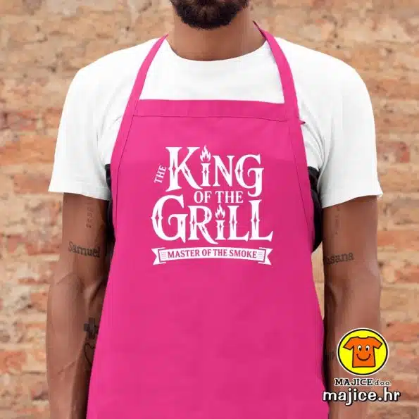 KING OF THE GRILL v2 | pregača s natpisom