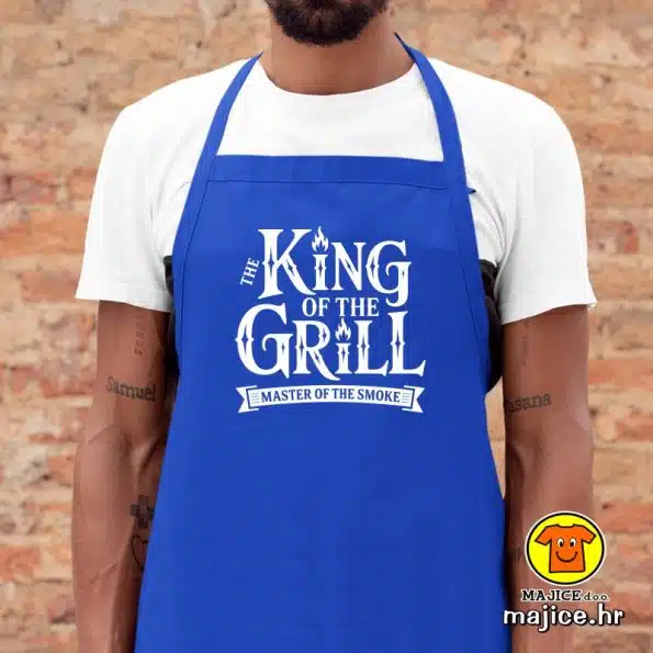 KING OF THE GRILL v2 | pregača s natpisom