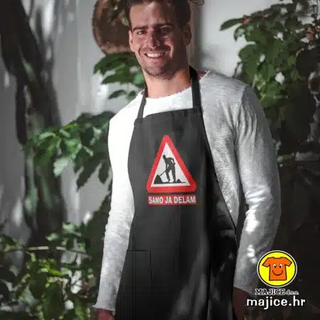 SAMO JA DELAM v2 | pregača s natpisom