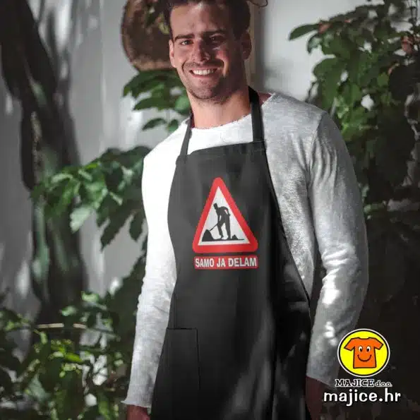 SAMO JA DELAM v2 | pregača s natpisom