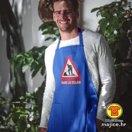 SAMO JA DELAM v2 pregača s natpisom 00015 plava