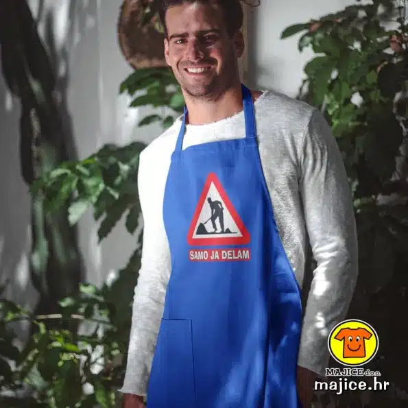 SAMO JA DELAM v2 pregača s natpisom 00015 plava