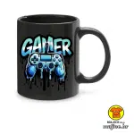 0751-GAMER v3 šalica s natpisom žuta