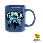 0751-GAMER v3 šalica s natpisom žuta