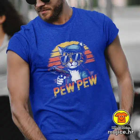 PEW PEW MAČAK | majica s natpisom