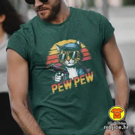 PEW PEW MAČAK | majica s natpisom