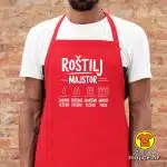 ROŠTILJ MAJSTOR v2 pregača s natpisom 00026 crna