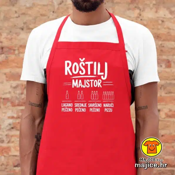 ROŠTILJ MAJSTOR v2 | pregača s natpisom