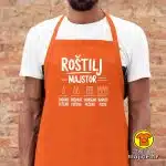 ROŠTILJ MAJSTOR v2 pregača s natpisom 00026 crna