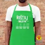 ROŠTILJ MAJSTOR v2 pregača s natpisom 00026 crna