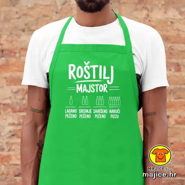 ROŠTILJ MAJSTOR v2 | pregača s natpisom