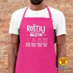 ROŠTILJ MAJSTOR v2 pregača s natpisom 00026 crna