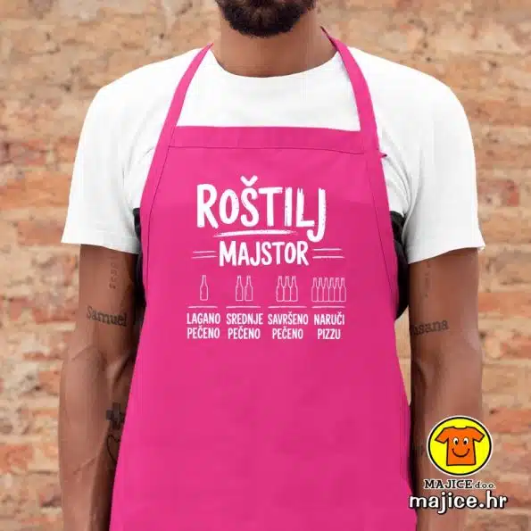 ROŠTILJ MAJSTOR v2 | pregača s natpisom