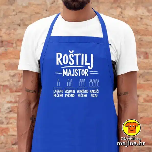 ROŠTILJ MAJSTOR v2 | pregača s natpisom