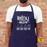 ROŠTILJ MAJSTOR v2 pregača s natpisom 00026 crna