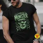 THE MONSTER FRANKENSTEIN majica s natpisom 00729 crna