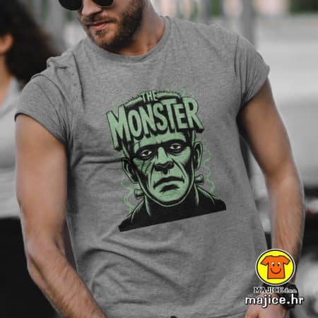 THE MONSTER FRANKENSTEIN majica s natpisom