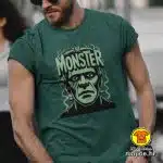 THE MONSTER FRANKENSTEIN majica s natpisom 00729 crna